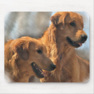 Golden Retriever Art Gifts Mouse Pad