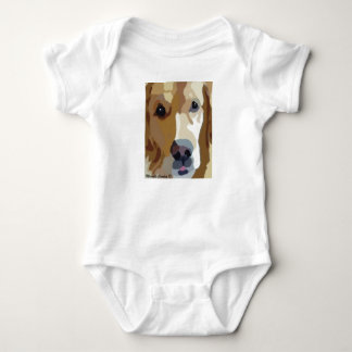 golden retriever baby bodysuit
