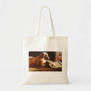 Golden Retriever Best Buddies Tote Bag