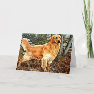 Golden Retriever Big Boy Greeting Card