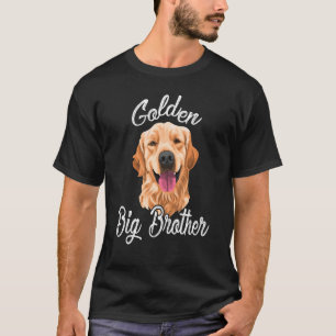 Golden Retriever Big Brother For Women Mother Dog T-Shirt