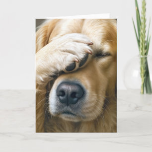 Golden Retriever Birthday Humour Card