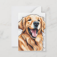 Golden Retriever | Blank Message