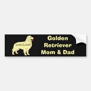 Golden Retriever Bumper Sticker