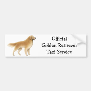 Golden Retriever Bumper Sticker