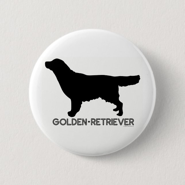 Golden Retriever Button (Front)