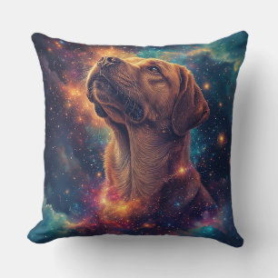 Golden Retriever by Whimsical Cosmos Cushion