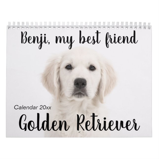 Golden Retriever Calendar 2023 (Cover)