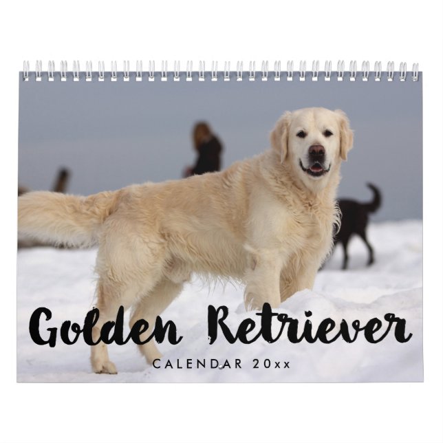 Golden Retriever Calendar 2023 Add Your Photos (Cover)