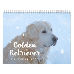 Golden Retriever Calendar 2023 Personalised