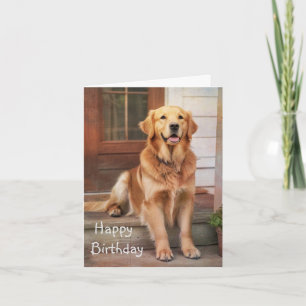 Golden Retriever Card