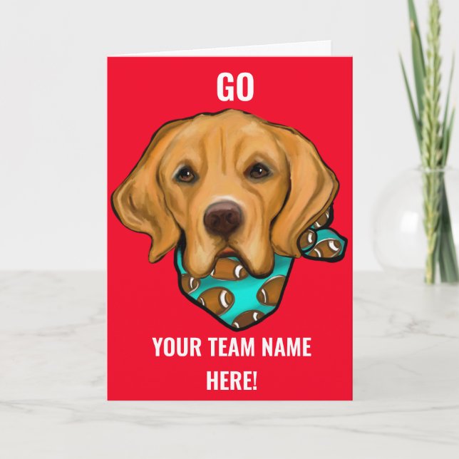 Golden Retriever Card (Front)