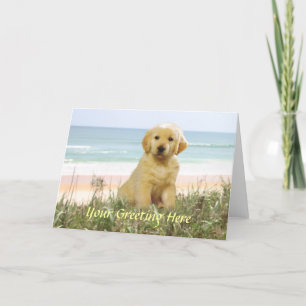 Golden Retriever Card