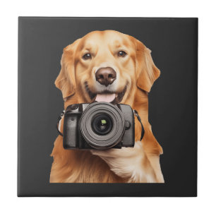 Golden Retriever Ceramic Tile