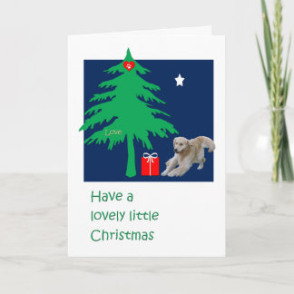 Golden Retriever Christmas Card