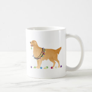 Golden Retriever Christmas Design Coffee Mug
