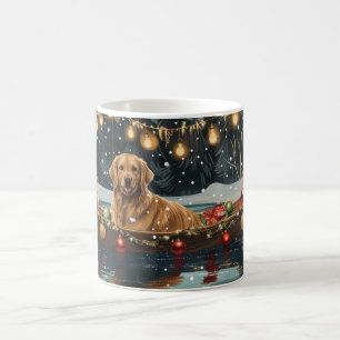 Golden Retriever Christmas Festive Voyage  Coffee Mug