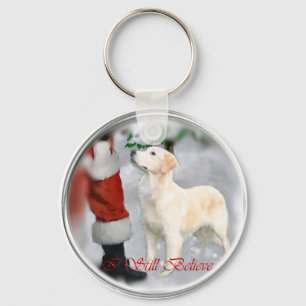 Golden Retriever Christmas Gifts Key Ring