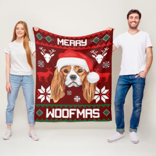 Golden Retriever Christmas Golden 2022 Xmas Holida Fleece Blanket