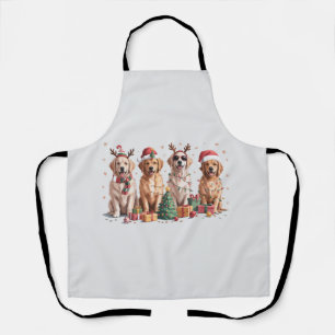 Golden Retriever Christmas Lover Dog Mum Xmas Apron