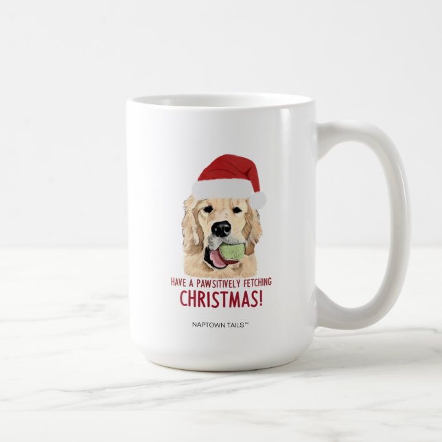 Golden Retriever Christmas Mug (Right)