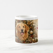 Golden Retriever Christmas Mug | Golden Christmas