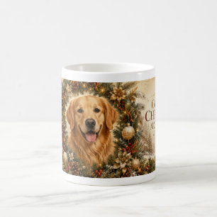 Golden Retriever Christmas Mug Golden Christmas