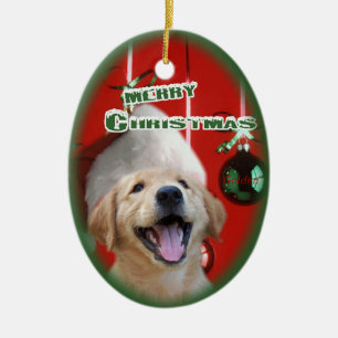 Golden Retriever Christmas Ornament