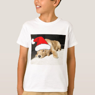 Golden Retriever Christmas Puppy T-Shirt