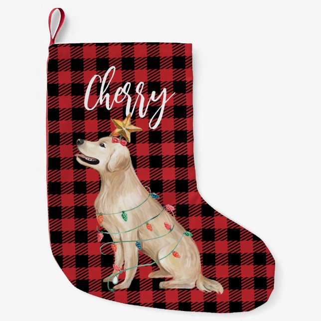 Golden Retriever Christmas Stocking (Front)