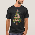 Golden Retriever Christmas Tree Santa Funny Dog T-Shirt<br><div class="desc">Golden Retriever Christmas Tree Santa Funny Dog</div>