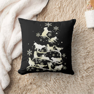 Golden Retriever Christmas Tree Xmas Dog Owner Cushion