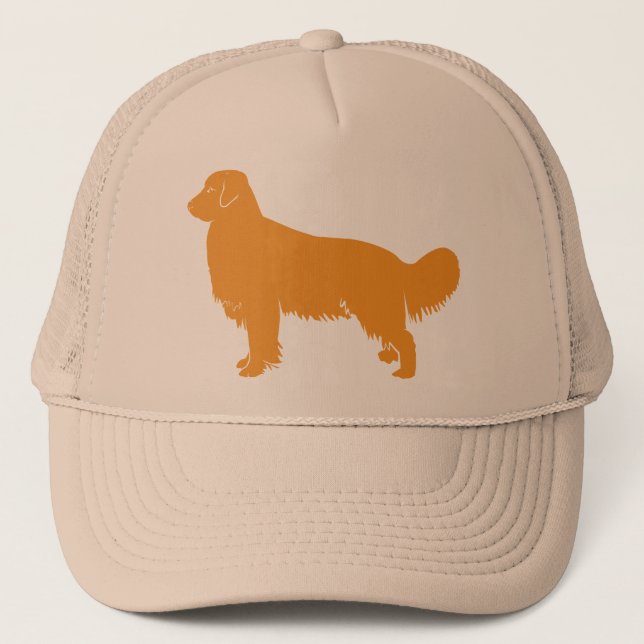 Golden Retriever Classic Profile Trucker Hat (Front)