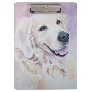 Golden retriever clipboard