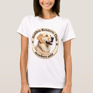Golden Retriever 'Club - Members Only' T-Shirt