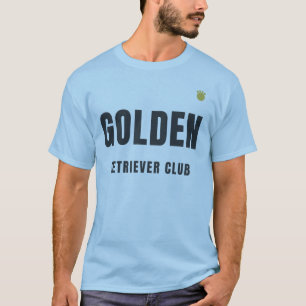 Golden Retriever Club   Minimalist Dog Lover Desig T-Shirt