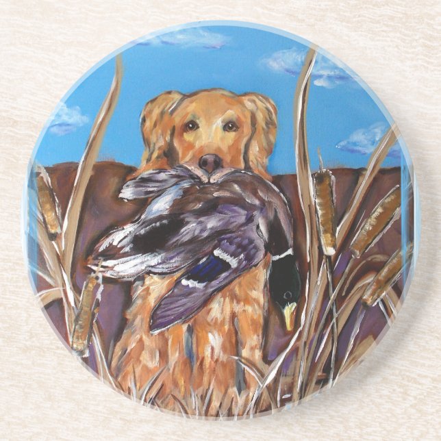 GOLDEN RETRIEVER COASTER (Front)