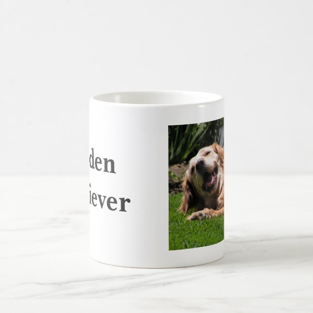 Golden Retriever Coffee Mug (Center)