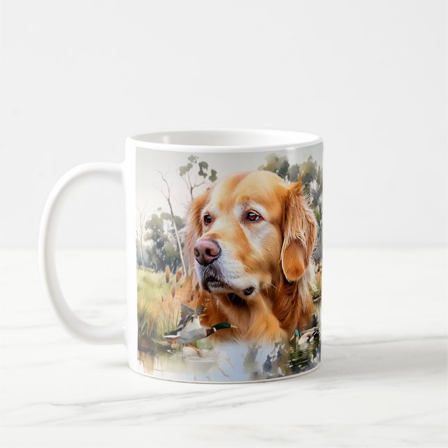 Golden Retriever Coffee Mug (Left)
