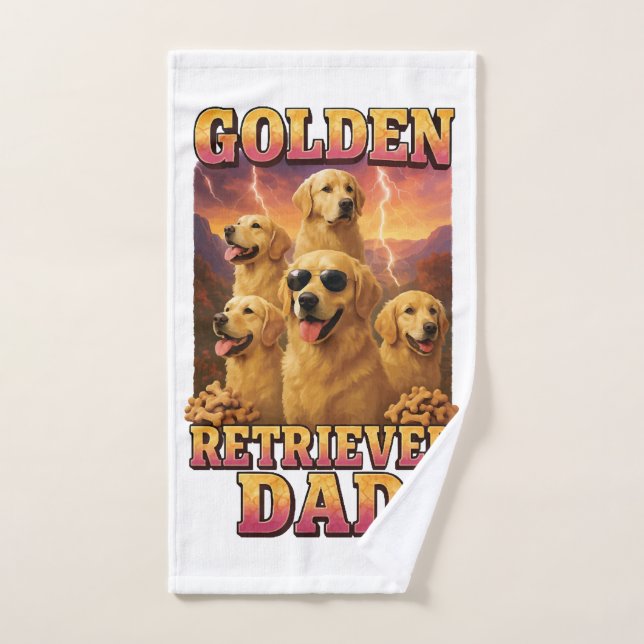 Golden Retriever Copy Copy Copy Hand Towel (Hand Towel)