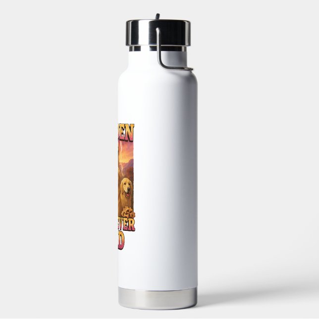Golden Retriever Copy Copy Copy Water Bottle (Left)