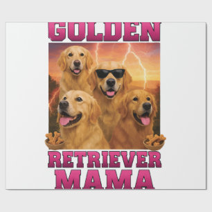 Golden Retriever Copy Copy Wrapping Paper
