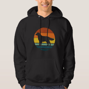Golden Retriever Corgi Vintage Retro Mum Dad Dog Hoodie