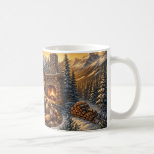 Golden Retriever Cosy Cabin Mug