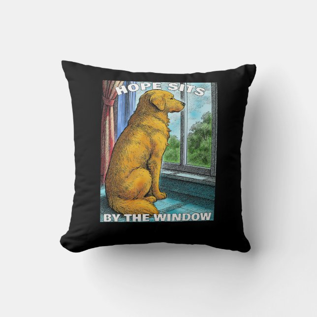 golden retriever cushion (Front)