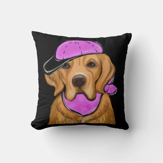GOLDEN RETRIEVER  CUSHION (Front)