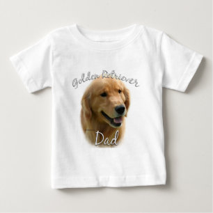 Golden Retriever Dad 2 Baby T-Shirt
