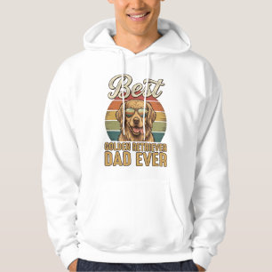 Golden Retriever Dad Ever Vintage Sunset Shirt Des