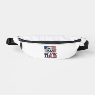 Golden Retriever Dad Patriotic Vintage Dog Shirt_1 Bum Bags