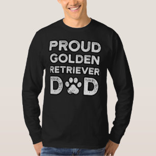 Golden Retriever Dad Proud Dog Papa T-Shirt